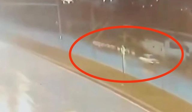 Kameraya yansıdı: Çoban otomobilin çarpmasıyla can verdi
