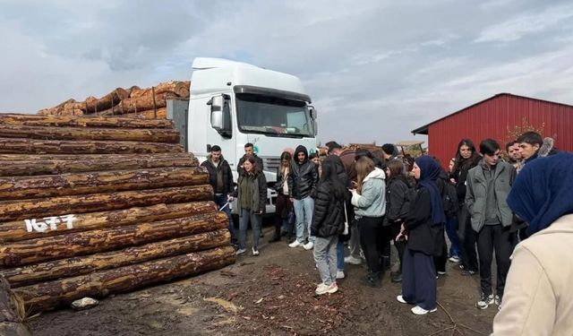 Kastamonu’da Orman Fakültesi Öğrencilerinden Teknik Gezi