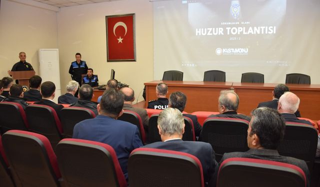 Kastamonu’da 'Sorumluluk Alanı Huzur Toplantısı' Düzenlendi