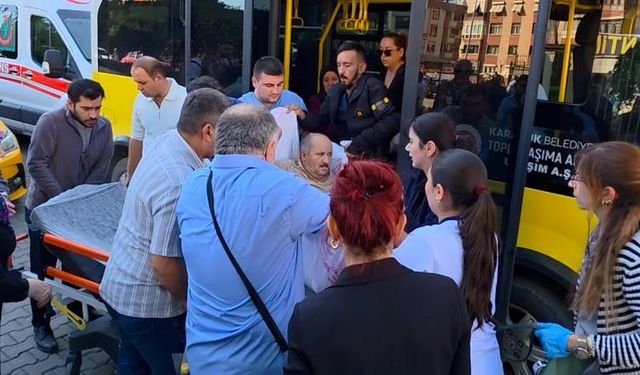 Son dakika: Fenalaşan yolcuyu hastaneye yetiştirdi