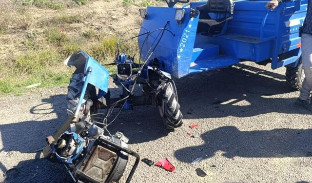Patpat ile Motosiklet Çarpıştı: 2 Yaralı