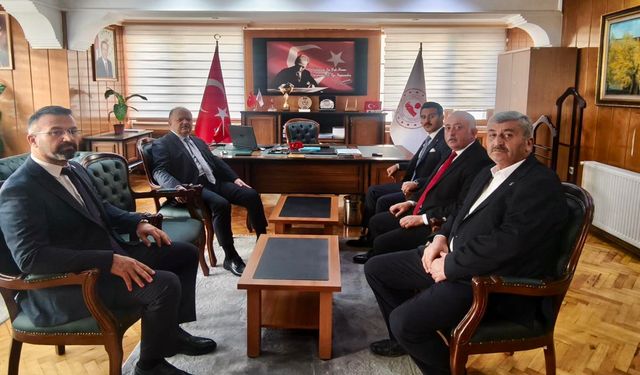 Kastamonu Valisi Meftun Dallı’dan Araç Kaymakamı Ali Emre Tekin’e Hayırlı Olsun Ziyareti