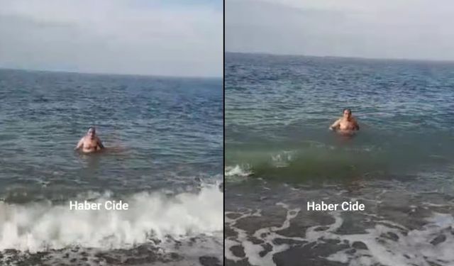 Kastamonu sahilinde yazdan kalma gün