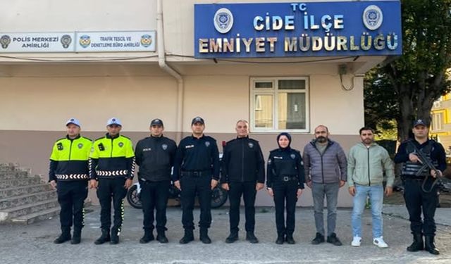 Kastamonu Emniyet Müdürü Tamer Taş’tan Cide’de Asayiş ve Trafik İncelemesi