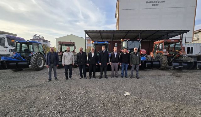 Hanönü'de kış hazırlığı başladı: Ekipmanlar teslim edildi