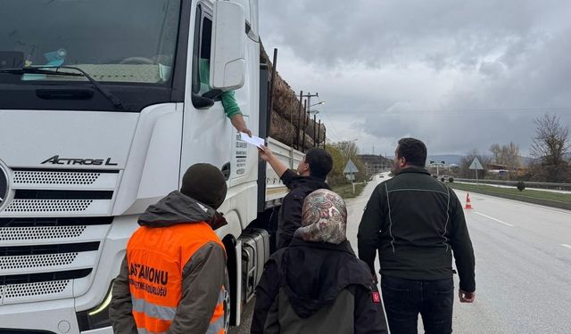 Kastamonu Devrekani Yolunda Sıkı Denetim!