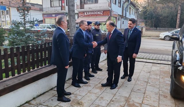 Kastamonu Valisi'nden yeni göreve başlayan kaymakamlara ziyaret