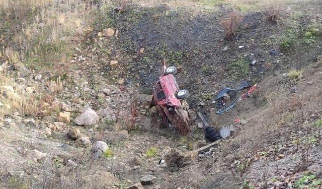 Kontrolden çıkan otomobil uçuruma yuvarlandı: Sürücü yaşamını yitirdi