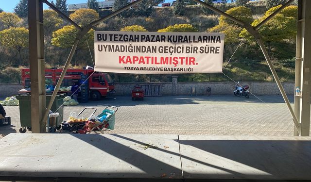 Kastamonu’da zabıta denetimde: Tezgahı kapattı!