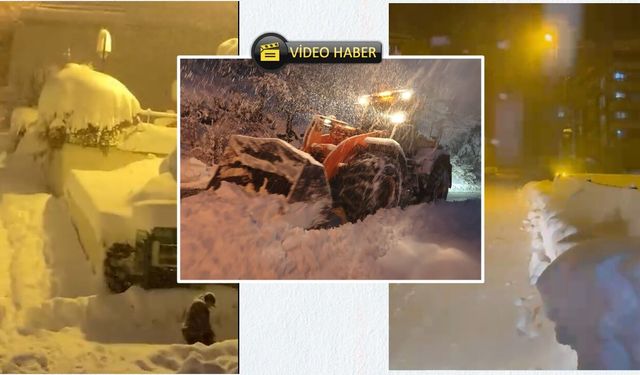 Kastamonu'da O İlçede Kar Kalınlığı 1,5 Metreyi Aştı