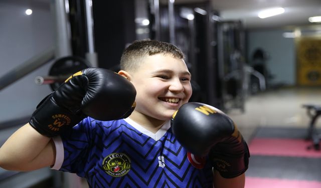 Kastamonu'da özel mutluluk: Ali'nin mutluluğu için ailece spora başladılar