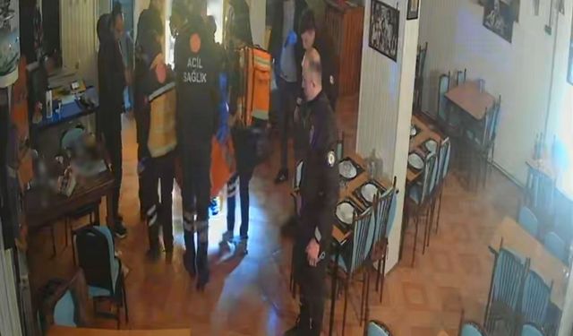 Feci olay: Restoranda silahlı saldırının görüntüleri ortaya çıktı