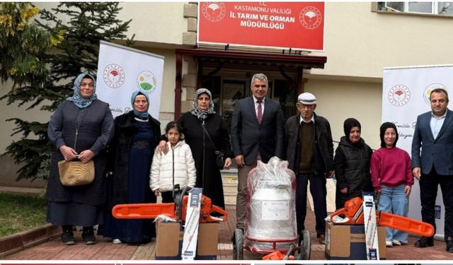 Kastamonu’da Üreticiye Milyonluk Hibe: Ekipmanlar Dağıtıldı