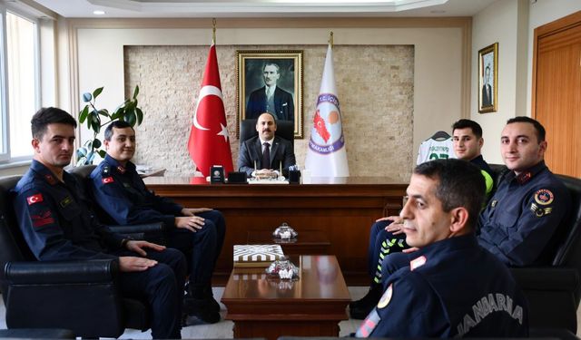 Kastamonu'nun ilçesinde jandarma personeline takdir!