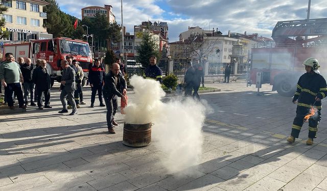 Kastamonu'nun ilçesinde tatbikat düzenlendi: Mahsur kalanlar kurtarıldı