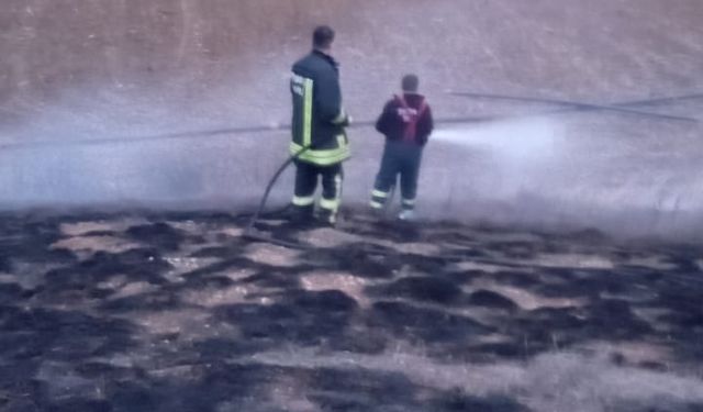 Taşköprü'nün köyünde korkutan yangın!