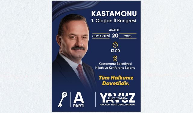 Anahtar Parti Kastamonu’da İlk İl Kongresini Gerçekleştirmeye Hazırlanıyor