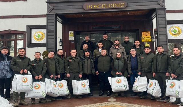 Kastamonu’da Orman Personeline Yeni Görev Kıyafetleri Teslim Edildi