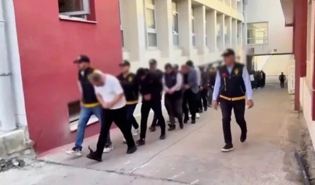 Kastamonu da dahil 23 ilde uyarıcı madde operasyonu: 177 şahıs tutuklandı!