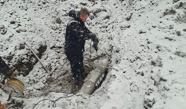 Kastamonu’da Buz Gibi Gece Mesaisi: Şebekeye Su Yeniden Verildi
