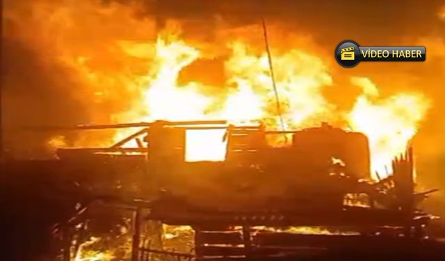 Kastamonu’da Yangın Paniği: 1 Ev ve 2 Samanlık Kül Oldu!