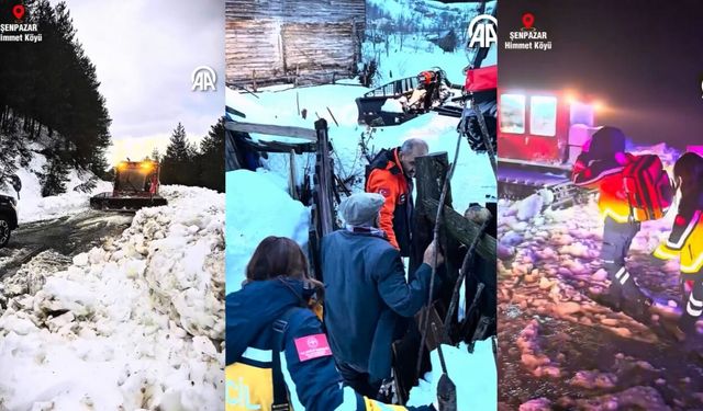 Paletli araçla umut yolu: Kastamonu’da ekipler hastaya ulaştı