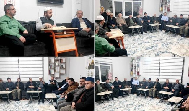 Kastamonu’nun ilçesinde Salı sohbetlerine yoğun ilgi