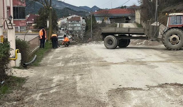 Hanönü'de belediye ekipleri çalışmalarına hız verdi