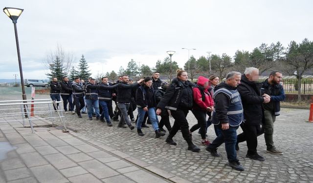 Kastamonu'da 12 şüpheli adliyeye sevk edildi