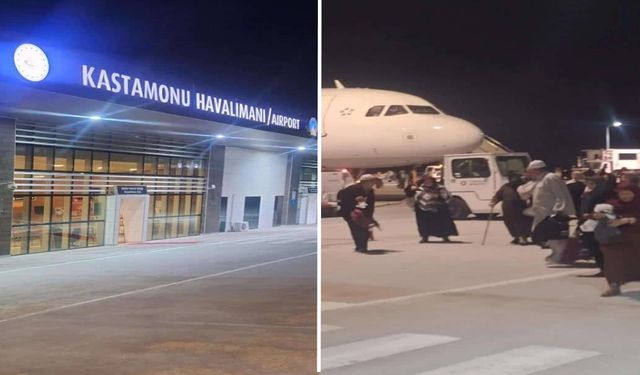 Kastamonu Havalimanında hareketli günler