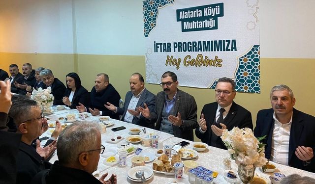 Kastamonu protokolü Alatarla’da iftarda buluştu