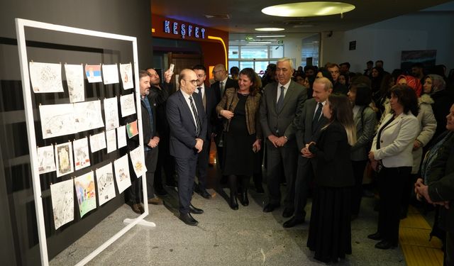 Kastamonu'da 30 ülkeden 350 sanatçı 400'ü aşkın eseriyle asrın felaketini anlattı