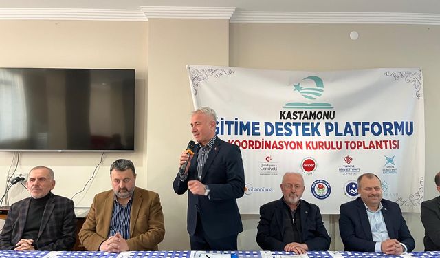 Kastamonu’da Eğitime Destek Platformu Toplandı