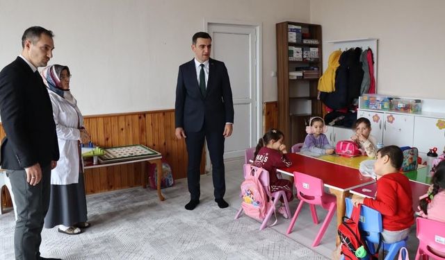 Kastamonu'nun ilçe kaymakamından Kur'an kursuna ziyaret