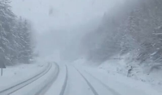Kastamonu'nun ilçesinde kar yağışı etkisini sürdürüyor
