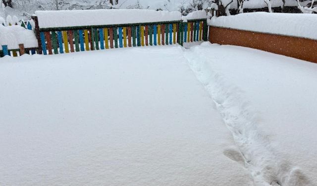 Kastamonu'nun Köylerinde Kar 50 Santimetreye Ulaştı