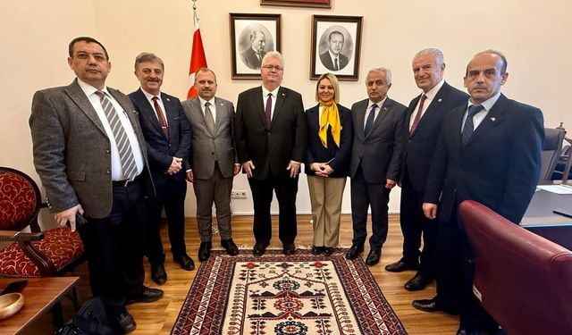 Sağlık Bakan Yardımcısı ziyaret edildi: Kastamonu heyeti TBMM'de bir araya geldi