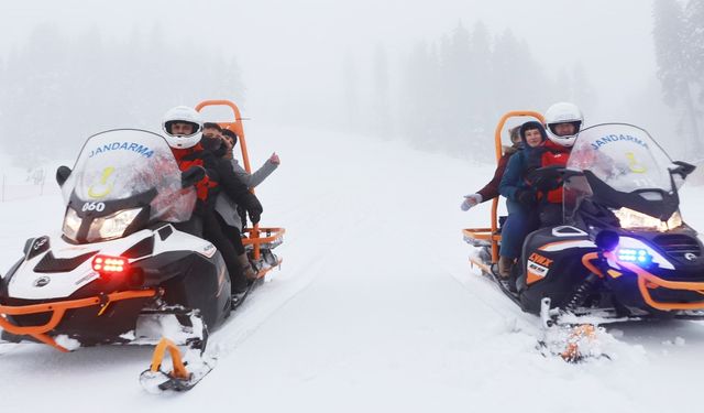 Kastamonu Ilgaz Kayak Merkezinde anlamlı buluşma