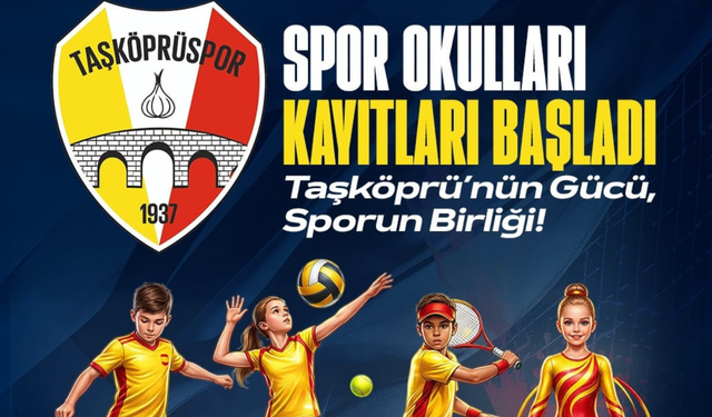 Taşköprüspor Spor Okulları Kayıtları Başladı