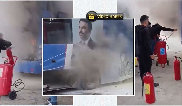 Kastamonu’da faciadan dönüldü: Benzinlikte yolcu otobüsü yandı