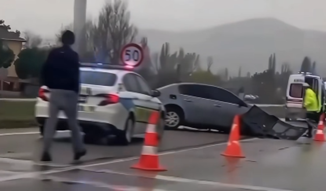 Boyabat–Sinop yolunda feci kaza: 1 yaralı