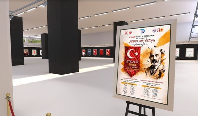 Kastamonu Üniversitesi’nde 'İstiklalin İzinde' sanal sergisi sanatseverlerle buluştu
