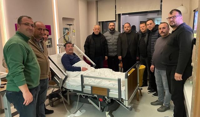Kastamonu'da belediye başkanı ameliyat olan itfaiye amirini yalnız bırakmadı