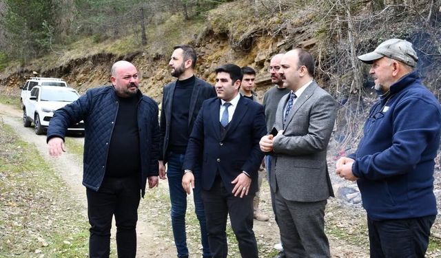 Kastamonu'da dere ıslahı çalışmalarını yakından inceledi