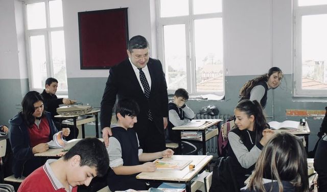 Kastamonu'da kaymakam öğrencilerle bir araya geldi