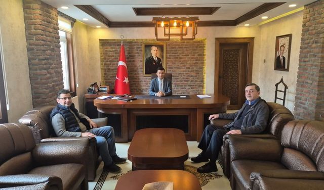 Kastamonu'nun ilçesinde DÖMODER yönetimi kaymakamı ziyaret etti