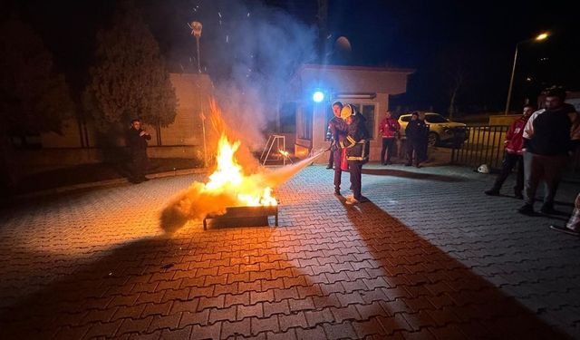 Taşköprü’de gece tatbikatı: Senaryo gerçeği aratmadı