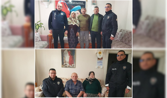 Taşköprü'de şehit aileleri ve gazilerin bayramlarını kutladılar