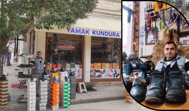 Taşköprü’de yarım asırlık ustalık sürüyor: Yamak Kundura yeni yerinde