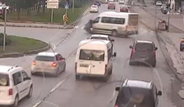 Trafik kazaları KGYS kameralarına yansıdı